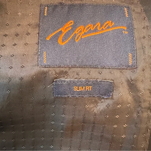 Egara Slim Fit Peak Lapel Dinner Jacket Elegant Blazer 36 Short - Picture 5 of 6